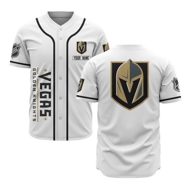 NHL Vegas Golden Knights Baseball Customized Jersey