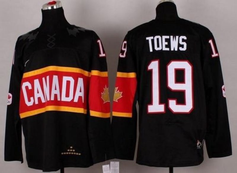 Team Canada 2014 Olympic No.19 Jonathan Toews Black Hockey Jersey