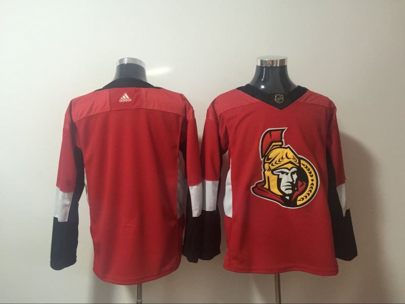 NHL Senators Blank Red Adidas Men Jersey