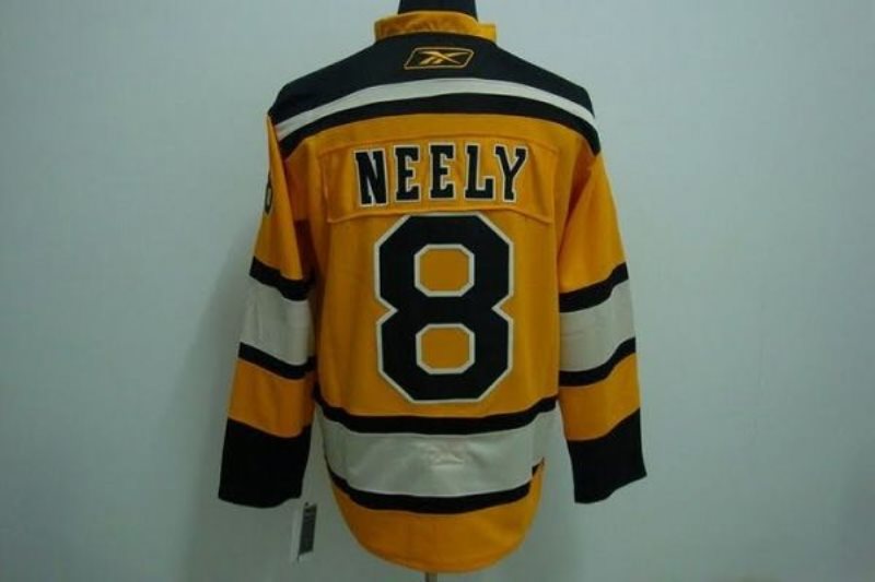 NHL Bruins 8 Cam Neely Winter Classic Yellow Men Jersey
