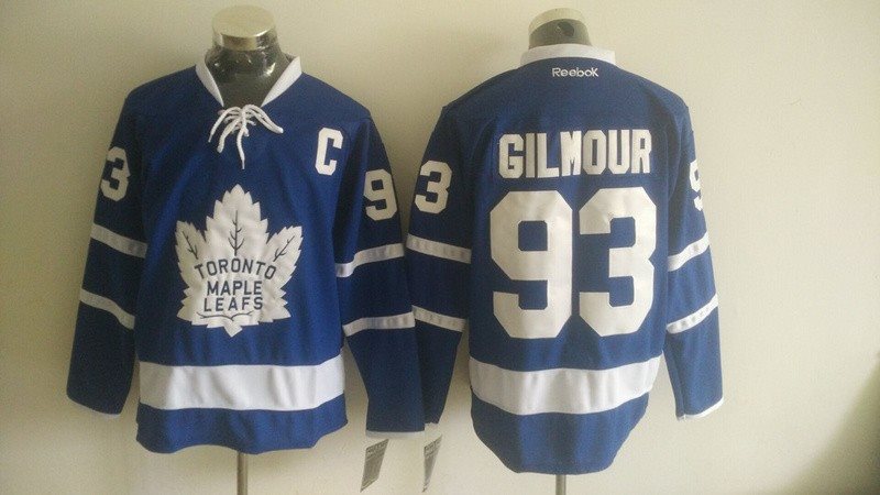 NHL Maple Leafs 93 Doug Gilmour Blue 2016 New Men Jersey