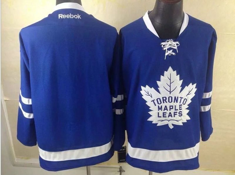 NHL Maple Leafs Blank Blue 2016 New Men Jersey