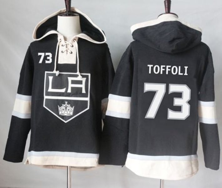 NHL Kings 73 Tyler Toffoli Black Men Sweatshirt