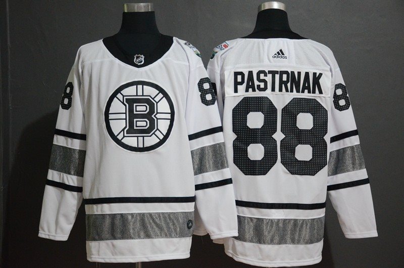 NHL Bruins 88 David Pastrnak White 2019 All-Star Game Adidas Men Jersey