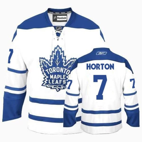 NHL Maple Leafs 7 Tim Horton White Men Jersey