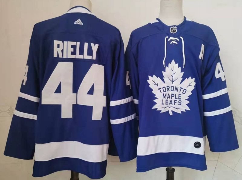 NHL Leafs 44 Morgan Rielly Blue Adidas Men Jersey