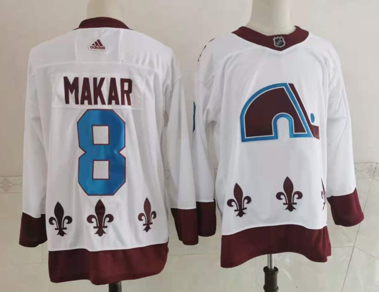 NHL Avalanche 8 Cale Makar 2020 New Adidas Men Jersey