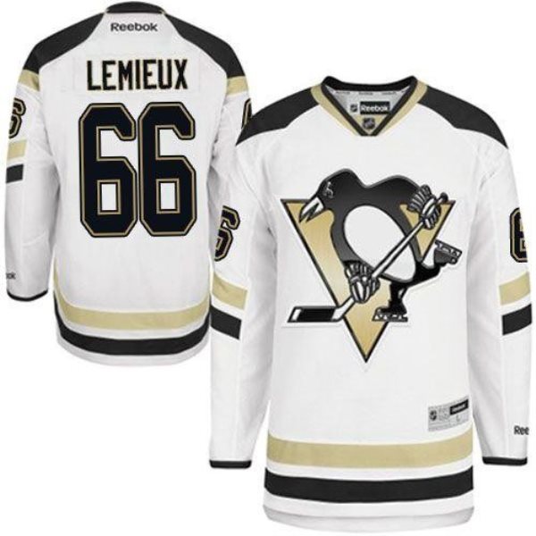 NHL Penguins 66 Mario Lemieux White 2014 Stadium Series Men Jersey