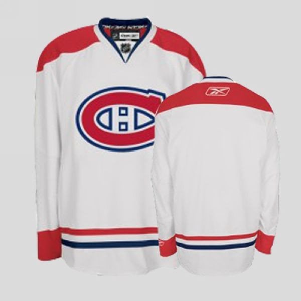 NHL Canadiens Blank White Men Jersey