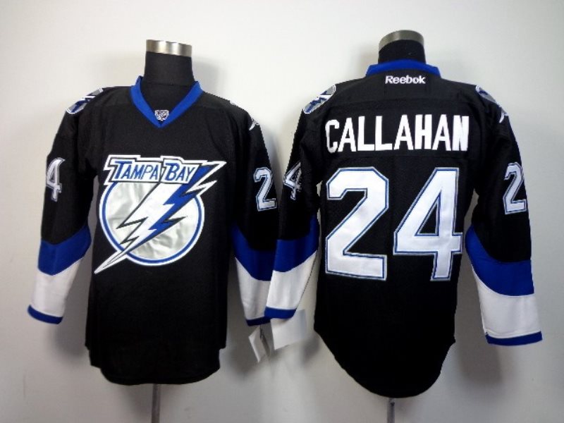 NHL Lightning 24 Ryan Callahan black 3rd Men Jersey