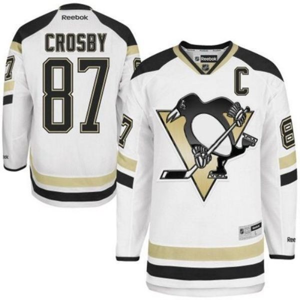 NHL Penguins 87 Sidney Crosby White 2014 Stadium Series Men Jersey