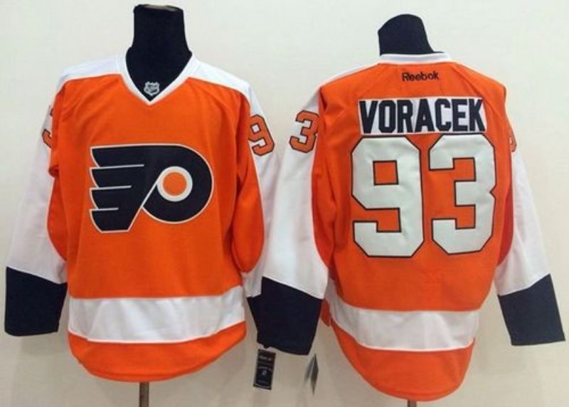 NHL Flyers 93 Jakub Voracek Orange Men Jersey