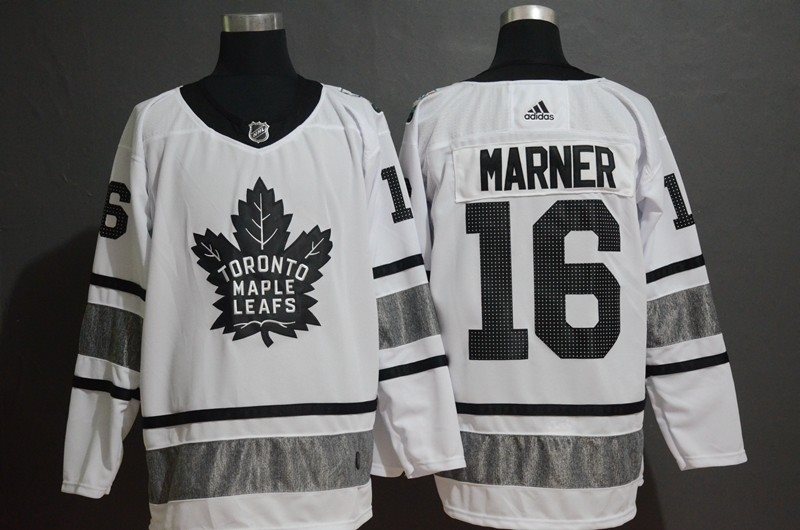 NHL Leafs 16 Mitchell Marner White 2019 All-Star Game Adidas Men Jersey