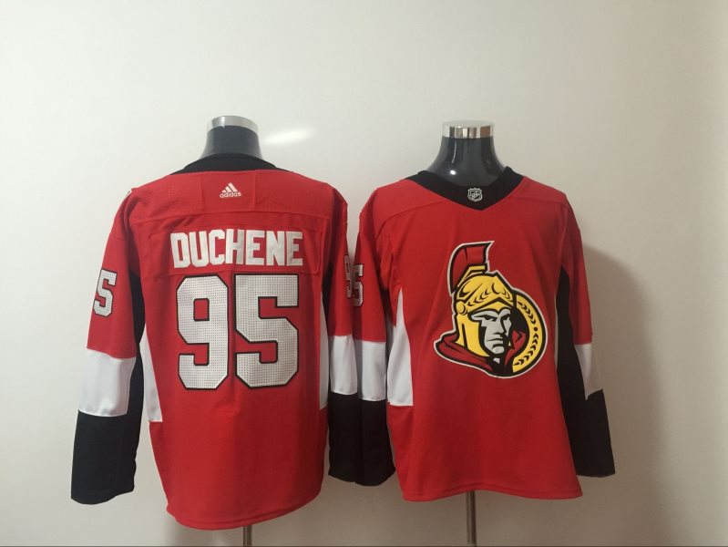 NHL Senators 95 Matt Duchene Red Adidas Men Jersey