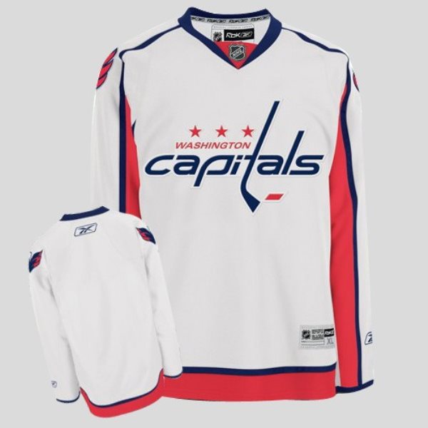 NHL Capitals Blank White Youth Jersey