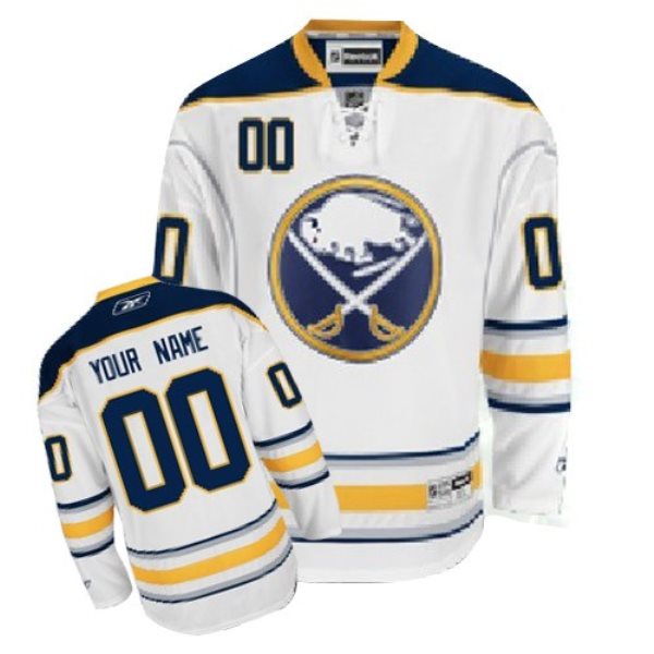 NHL Sabres New Third White Customized Men Jersey