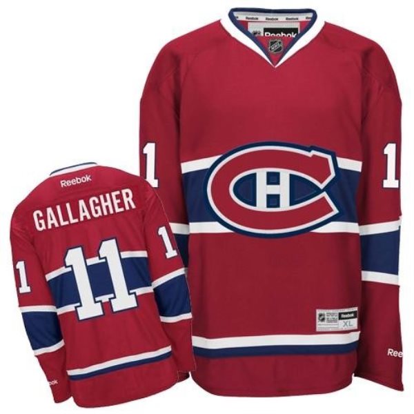 NHL Canadiens 11 Brendan Gallagher Red Youth Jersey