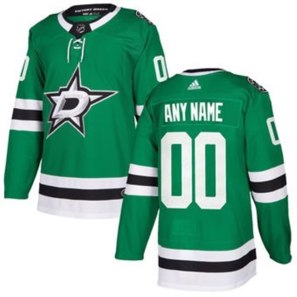 NHL Dallas Stars Green Customized Adidas Men Jersey