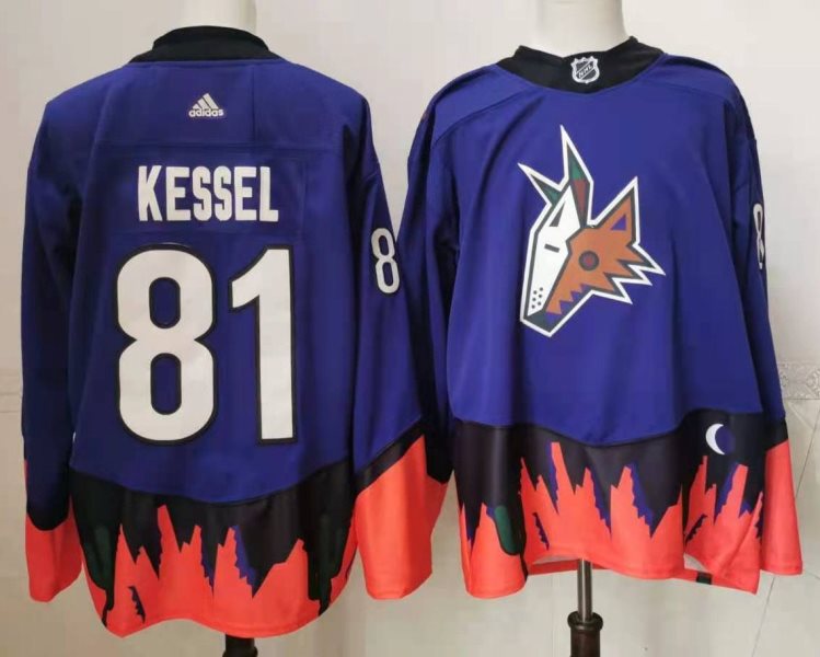NHL Coyotes 81 Phil Kessel 2021 New Adidas Men Jersey