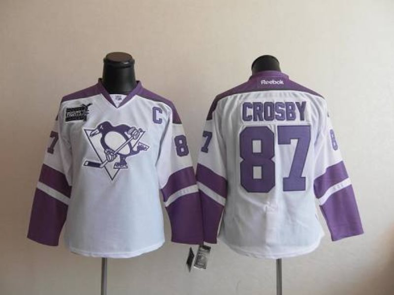 NHL Penguins 87 Sidney Crosby Thanksgiving Edition Women Jersey
