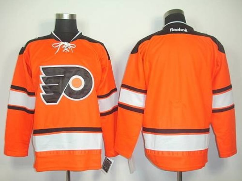 NHL Flyers Blank Orange 2012 Winter Classic Men Jersey