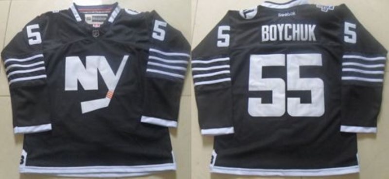 NHL Islanders 55 Johnny Boychuk Black Alternate Men Jersey