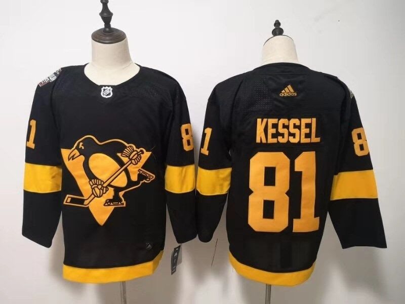NHL Penguins 81 Phil Kessel 2019 Stadium Series Black Adidas Men Jersey