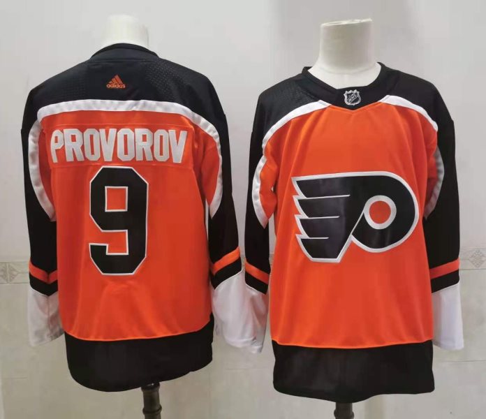 NHL Flyers 9 Ivan Provorov 2020 New Adidas Men Jersey
