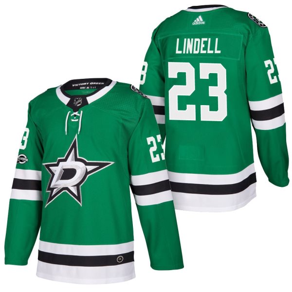 NHL Stars 23 Esa Lindell Green Adidas Men Jersey