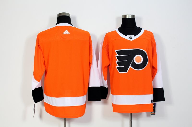 NHL Flyers Blank Orange Adidas Men Jersey
