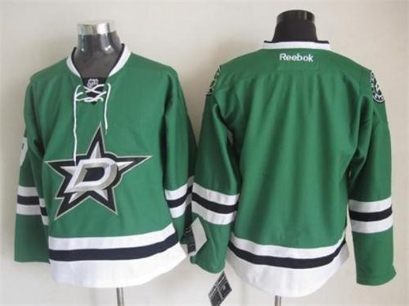NHL Stars Blank Green Home Men Jersey