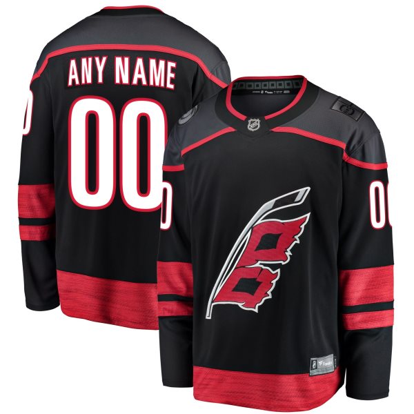 NHL Hurricanes Customized Black Adidas Men Jersey