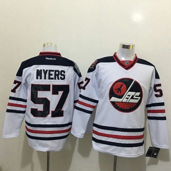 NHL Jets 57 Tyler Myers White 2016 Heritage Classic Men Jersey