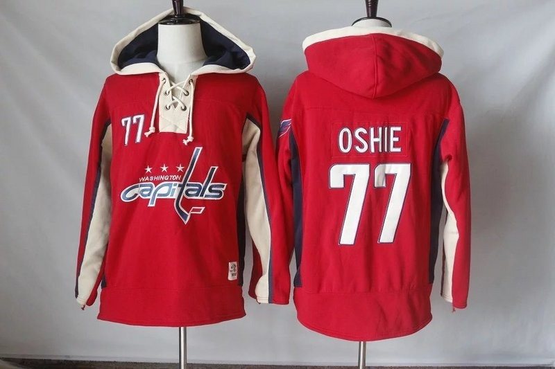 NHL Capitals 77 T.J Oshie Red Men Sweatshirt
