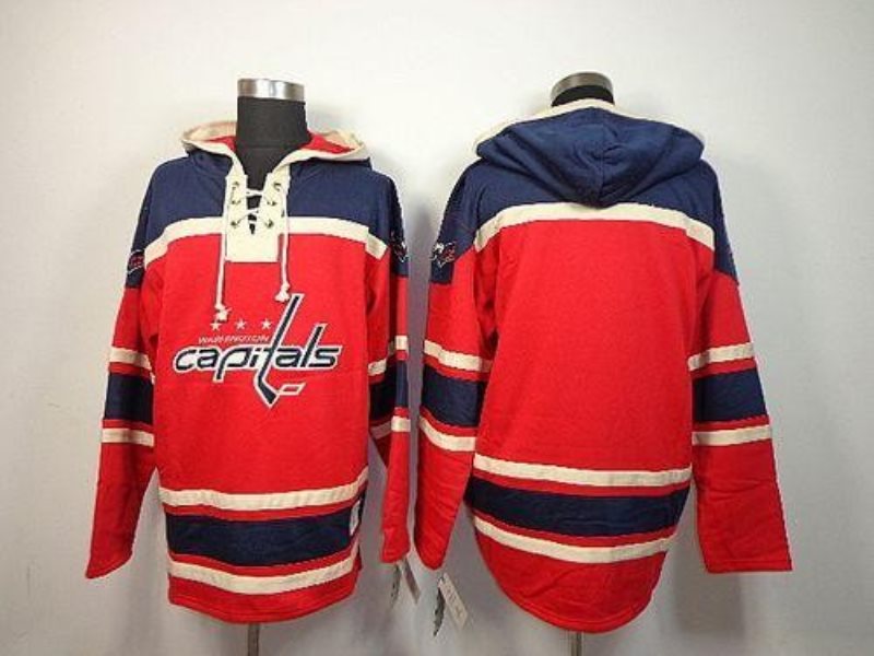 NHL Capitals Blank Red Men Sweatshirt