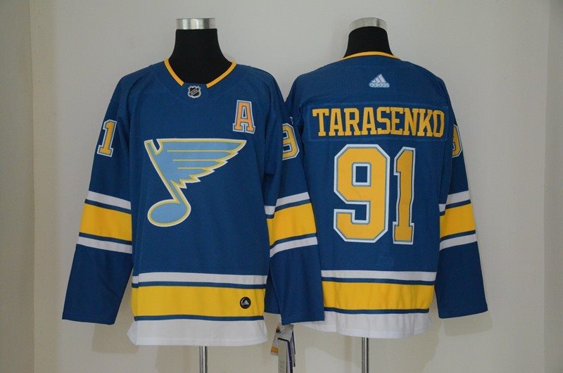 NHL Blues 91 Vladimir Tarasenko Winter Classic Blue Adidas Men Jersey