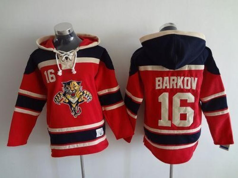 NHL Panthers 16 Aleksander Barkov Red Men Sweatshirt