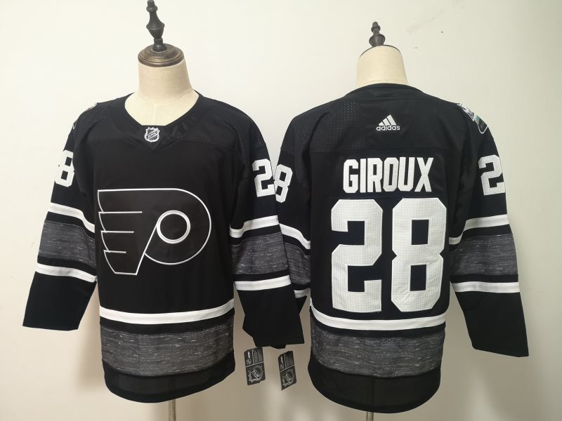 NHL Flyers 28 Claude Giroux Black 2019 All-Star Game Adidas Men Jersey
