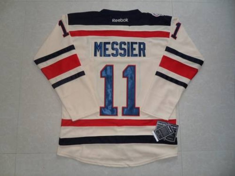 NHL Rangers 11 Mark Messier Cream 2012 Winter Classic Men Jersey