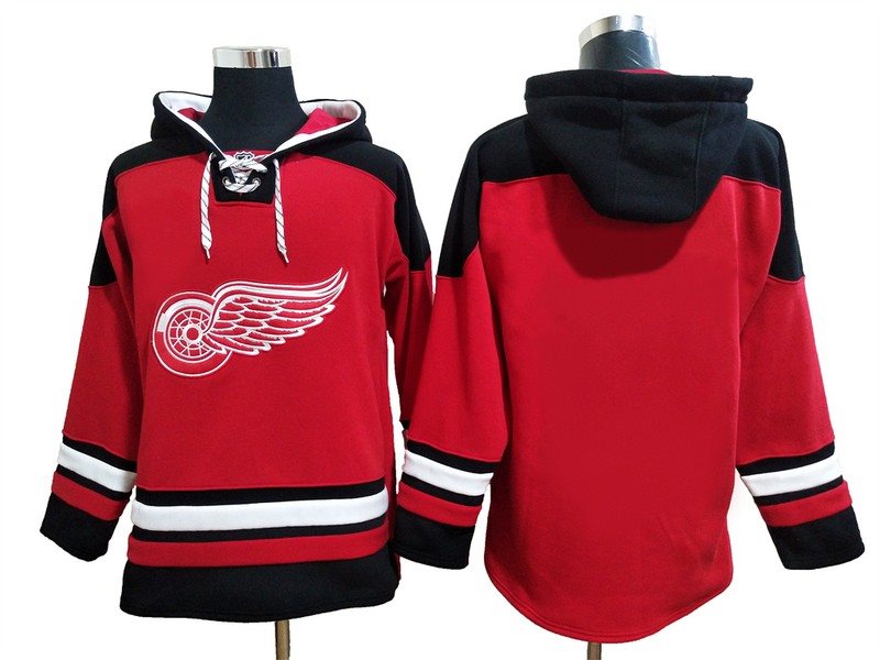 NHL Detroit Red Wings Red Blank Sweatshirt Hoodie