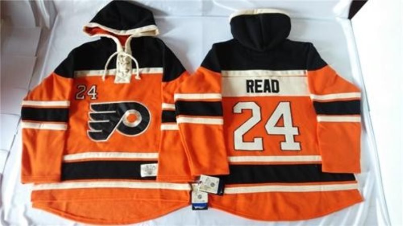 NHL Flyers 24 Matt Read Orange Men Sweatshirt