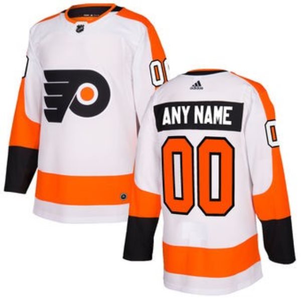 NHL Philadelphia Flyers White Customized Adidas Men Jersey