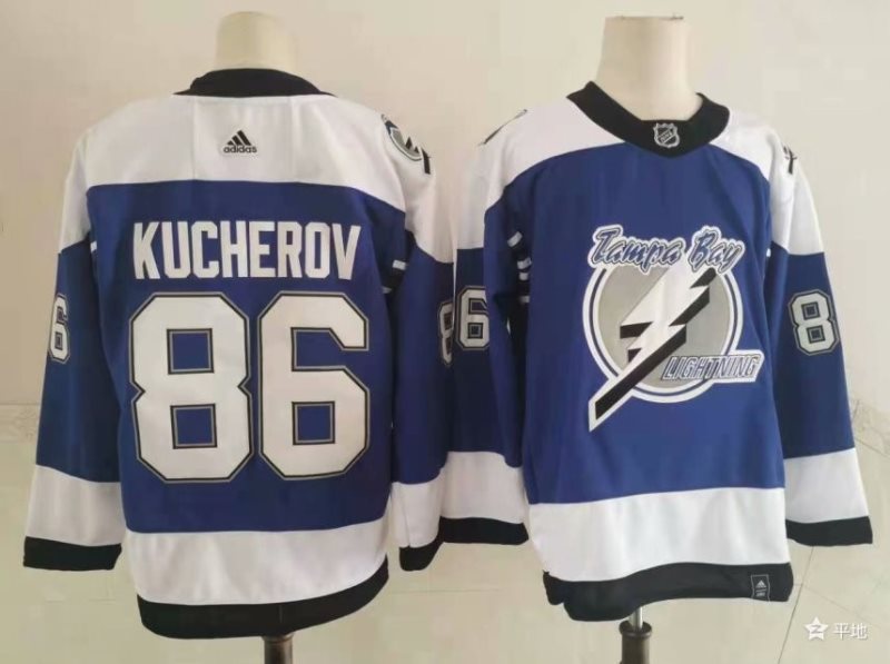 NHL Lightning 86 Nikita Kucherov 2021 Retro Adidas Men Jersey