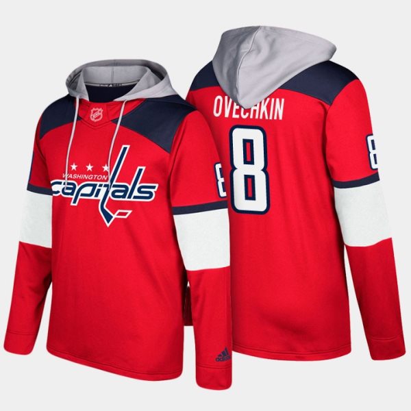NHL Capitals 8 Alex Ovechkin Name And Number Men Hoodie