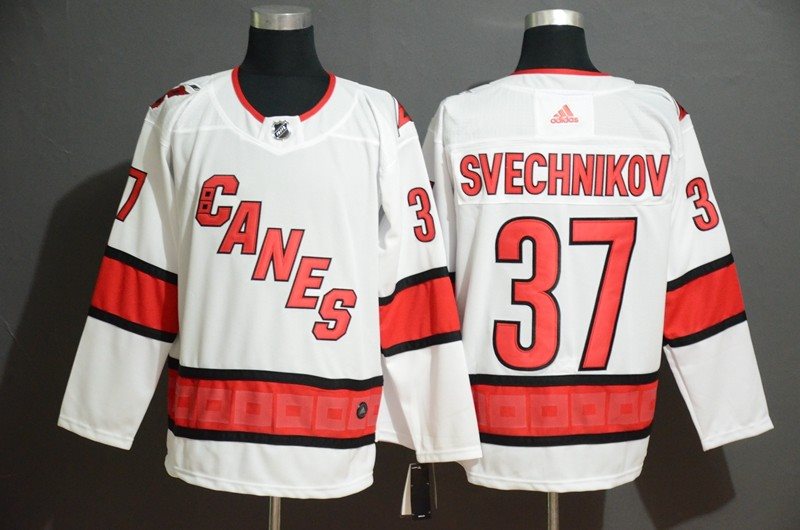 NHL Rangers 37 Andrei Svechnikov White Adidas Men Jersey