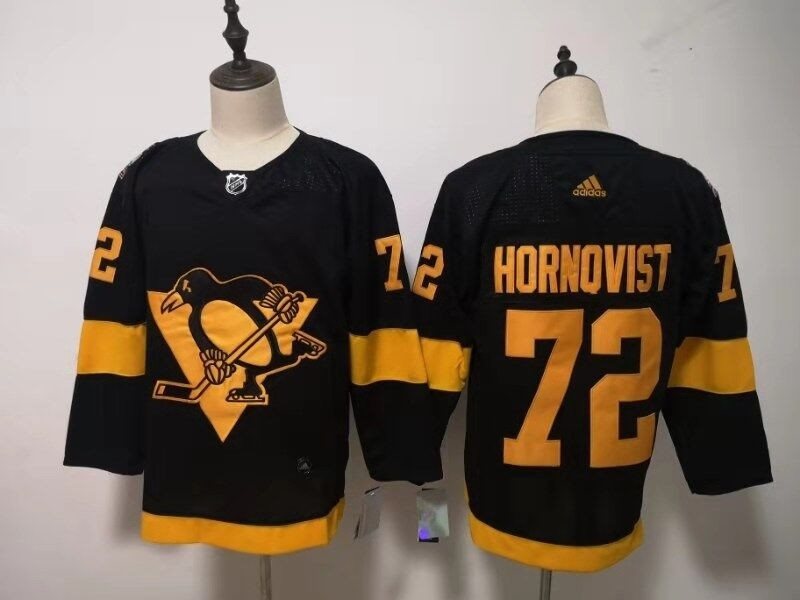NHL Penguins 72 Patric Hornqvist 2019 Stadium Series Black Adidas Men Jersey