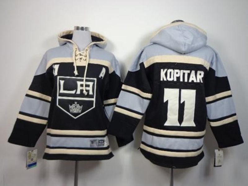 NHL Kings 11 Anze Kopitar Black Youth Sweatshirt