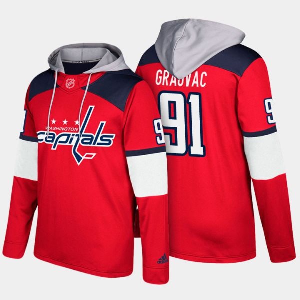 NHL Capitals 91 Tyler Graovac Name And Number Men Hoodie