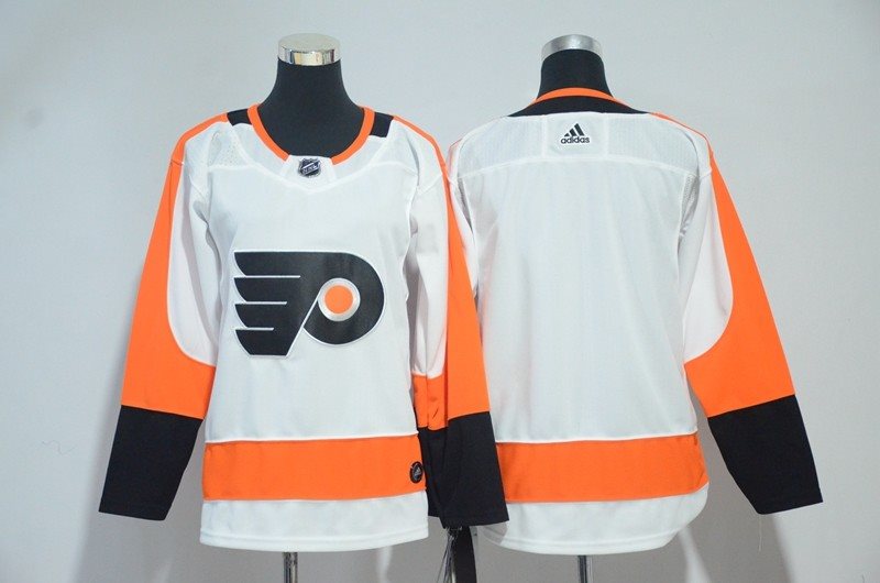 NHL Flyers Blank White Adidas Youth Jersey