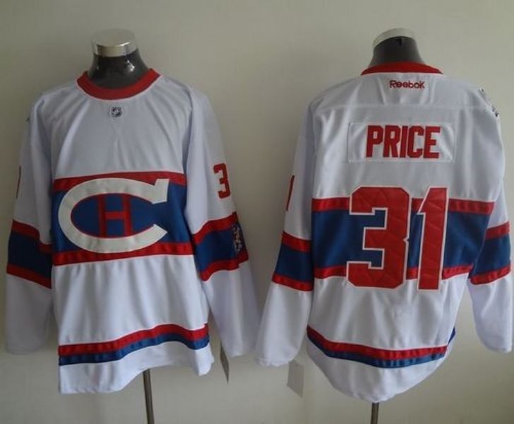 NHL Canadiens 31 Carey Price White 2016 Winter Classic Men Jersey